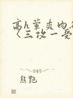 高h荤爽肉欲文〈三攻一受〉视频