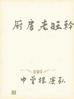 厨房老旺干秦雨