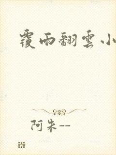 覆雨翻云小说