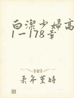 白洁少妇高义第1一178章