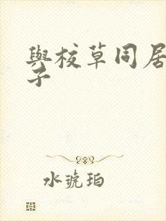 与校草同居的日子