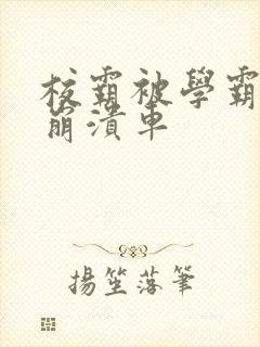 校霸被学霸玩到崩溃车