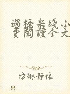 过桥米线小说免费阅读全文