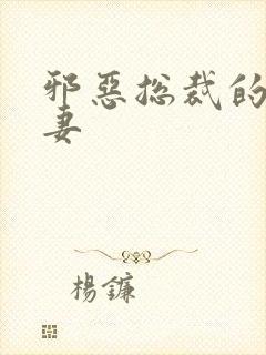 邪恶总裁的娇宠妻