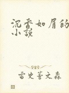 沉香如屑的原著小说