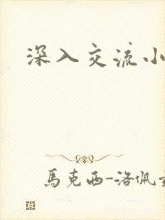 深入交流小说