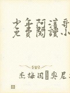 少年阿滨哥全文免费阅读小说