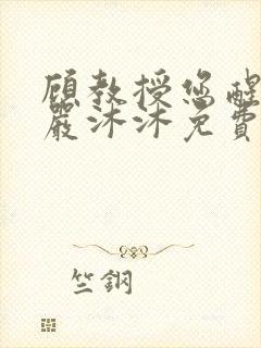 顾教授您醒了吗严沐沐免费阅读全文小说