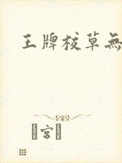 王牌校草无限爱