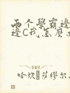 两个学霸边做题边C我怎么办