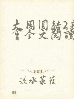 大团圆结2亲情会全文阅读