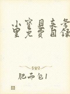 小宝贝来爹地怀里免费目录