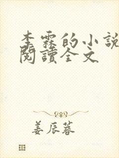 李霖的小说免费阅读全文