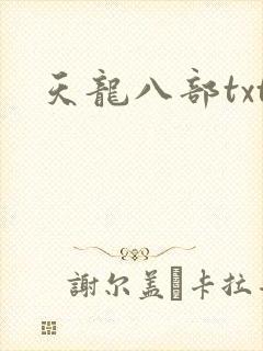 天龙八部txt