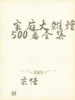 家庭大杂烩小说500篇全集