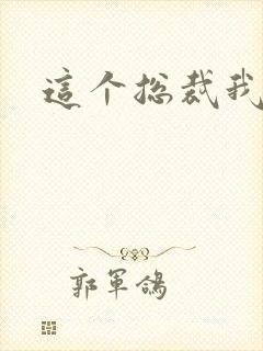 这个总裁我要了