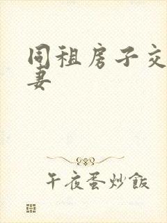 同租房子交换夫妻