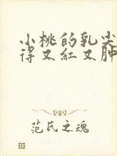 小桃的乳尖被吸得又红又肿