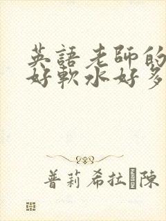 英语老师的兔子好软水好多
