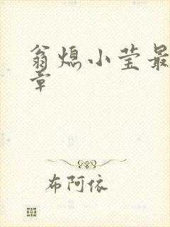 翁熄小莹最新节章