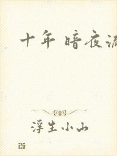 十年 暗夜流光