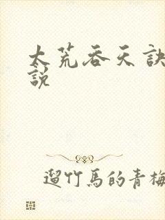 太荒吞天诀 小说