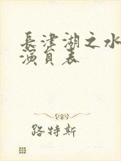 长津湖之水门桥演员表