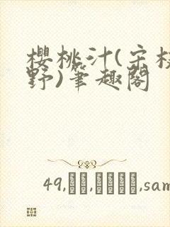 樱桃汁(宋枝江野)笔趣阁