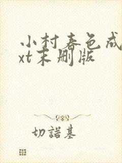 小村春色成刚txt末删版