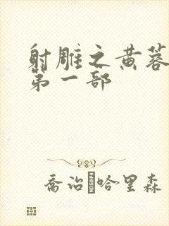 射雕之黄蓉新传第一部