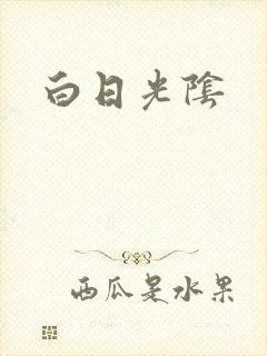白日光阴