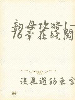 韵母攻略1—176章在线阅读