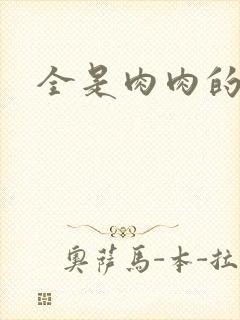 全是肉肉的小说