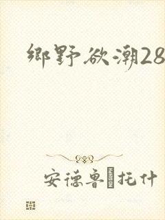 乡野欲潮28章