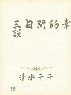 三日间的幸福小说