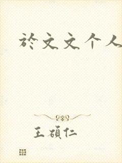 于文文个人简历