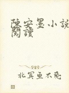 陈安墨小说免费阅读