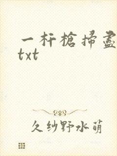 一杆枪扫尽全家txt