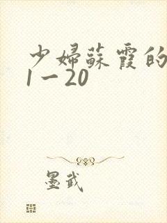 少妇苏霞的沉沦1一20