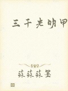 三千光明甲