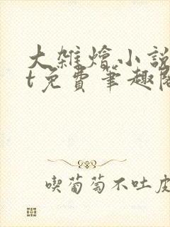 大杂烩小说txt免费笔趣阁