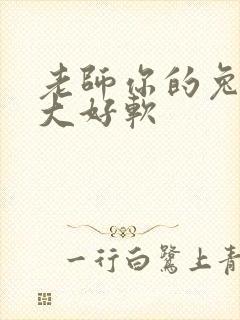 老师你的兔子好大好软