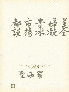 都市贵妇美腿小说杨冰凝全文阅读