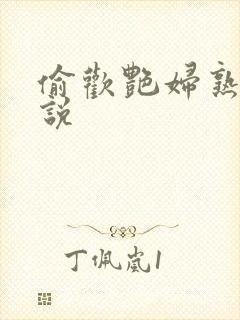 偷欢艳妇熟女小说