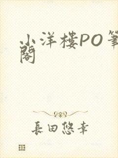 小洋楼PO笔趣阁