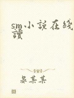 sm小说在线阅读