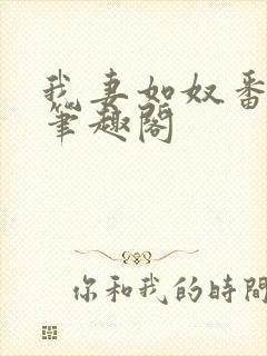 我妻如奴番外篇笔趣阁