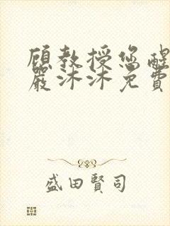 顾教授您醒了吗严沐沐免费阅读全文小说