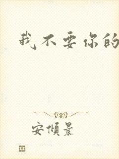 我不要你的承诺