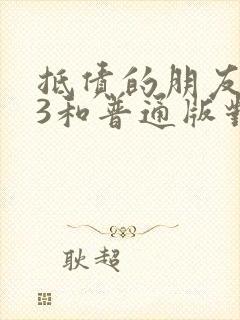 抵债的朋友麦子3和普通版对比